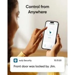 Eufy Smart Lock C220 & Video Smart Lock E330 Fingerprint, Wi-Fi Control, 6 Unlock Methods, Alexa & Google Assistant Compatible 11 Eufy Smart Lock C220 & Video Smart Lock E330 Fingerprint, Wi-Fi Control, 6 Unlock Methods, Alexa & Google Assistant Compatible -Home Electronics Store eufy security smart lock c220 fingerprint keyless entry door lock built in wi fi app remote control front door smart lock 3