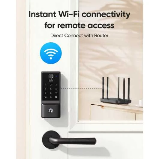 Eufy Smart Lock C220 & Video Smart Lock E330 Fingerprint, Wi-Fi Control, 6 Unlock Methods, Alexa & Google Assistant Compatible 7 Eufy Smart Lock C220 & Video Smart Lock E330 Fingerprint, Wi-Fi Control, 6 Unlock Methods, Alexa & Google Assistant Compatible - Image 5
