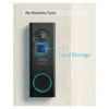 Eufy Security 2K Wi-Fi Doorbell: Crystal-Clear Security At Your Doorstep -Home Electronics Store eufy t8200 the duo bell and chime