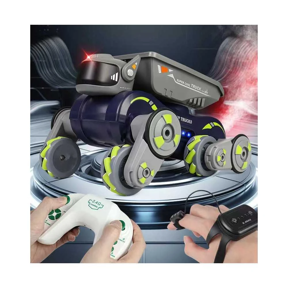 Exciting Robot Dog RC Car For Kids, Gesture Sensing, Lights, Music & Stunts, Ideal Gift For Boys & Girls Ages 5-12 4 Exciting Robot Dog RC Car For Kids, Gesture Sensing, Lights, Music & Stunts, Ideal Gift For Boys & Girls Ages 5-12 - Image 2