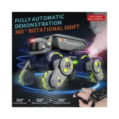 Exciting Robot Dog RC Car For Kids, Gesture Sensing, Lights, Music & Stunts, Ideal Gift For Boys & Girls Ages 5-12