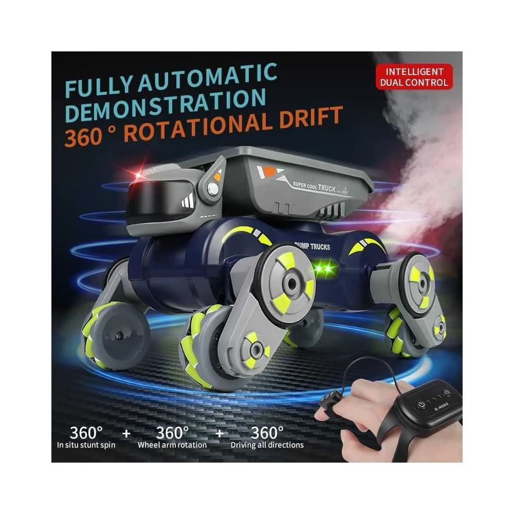 Exciting Robot Dog RC Car For Kids, Gesture Sensing, Lights, Music & Stunts, Ideal Gift For Boys & Girls Ages 5-12 3 Exciting Robot Dog RC Car For Kids, Gesture Sensing, Lights, Music & Stunts, Ideal Gift For Boys & Girls Ages 5-12