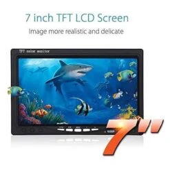 Eyoyo Portable Underwater Fishing Camera With 7'' LCD Monitor And Infrared Lights -Home Electronics Store eyoyo portable underwater fishing camera waterproof 1000tvl video fish finder 7 inch lcd monitor 12pcs ir infrared lights for 2
