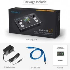 FEELWORLD LIVEPRO L1: Live Streaming Multi-Camera Video Mixer -Home Electronics Store feelworld livepro l1 the mini video mixer 1 6