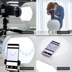Foldio360 Smart Dome For 360° Product Photography With LED Lighting -Home Electronics Store foldio360 smart dome 1 3