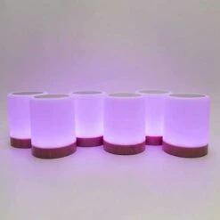 Stay Connected With LuvLink Long Distance Friendship Lamps - Touch-Activated With App Control