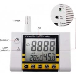 Advanced CO2 Monitor And Humidity Controller With NDIR Sensor For Homes And Offices -Home Electronics Store gain express for air quality monitoring 4