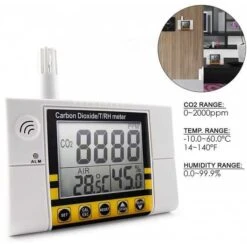 Advanced CO2 Monitor And Humidity Controller With NDIR Sensor For Homes And Offices -Home Electronics Store gain express for air quality monitoring 8