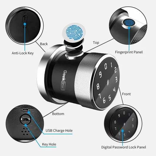 Geek Smart Fingerprint Door Lock: Keyless Security For Modern Living 5 Geek Smart Fingerprint Door Lock: Keyless Security For Modern Living - Image 3