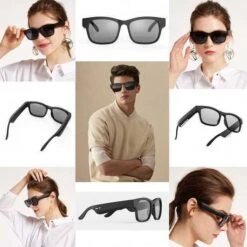 GELETE Smart Bluetooth Sunglasses: Music & Calls On The Go -Home Electronics Store gelete the bluetooth glasses 1 4