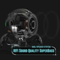 Gravastar Mars Pro - Wireless Bluetooth Speaker, 15H Playtime, LED Lights, Deep Bass -Home Electronics Store gravastar bluetooth speakers mars pro bass boost 15h playtime stereo sound music box bluetooth portable wireless party 11