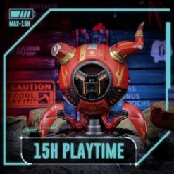 Gravastar Mars Pro - Wireless Bluetooth Speaker, 15H Playtime, LED Lights, Deep Bass -Home Electronics Store gravastar bluetooth speakers mars pro bass boost 15h playtime stereo sound music box bluetooth portable wireless party 4