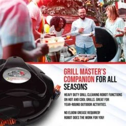 Grillbot Automatic Grill Cleaner - Effortless BBQ Maintenance -Home Electronics Store grillbot gbu bun102 noir the barbecue cleaning robot 1 3