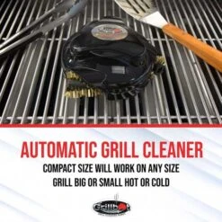 Grillbot Automatic Grill Cleaner - Effortless BBQ Maintenance -Home Electronics Store grillbot gbu bun102 noir the barbecue cleaning robot 1 6