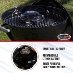 Grillbot Automatic Grill Cleaner - Effortless BBQ Maintenance -Home Electronics Store grillbot gbu bun102 noir the barbecue cleaning robot 1 7