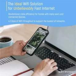 Next-Gen Security And Speed: Gryphon AX Mesh WiFi 6 Router -Home Electronics Store gryphon ax advanced security and parental control wifi system 6