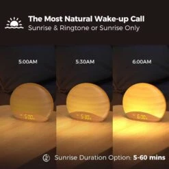 REACHER Sunrise Alarm Clock: Wake Up Light, Sound Machine, And Night Light -Home Electronics Store hatch restore 2 sunrise alarm sound machine and smart light for better sleep 4