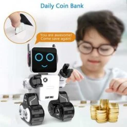 OKK Smart Robot: The Ultimate Play & Learn Companion For Kids -Home Electronics Store hbuds an interactive and educational piggy bank 3