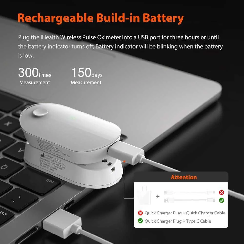 IHealth Air Wireless Fingertip Pulse Oximeter: Accurate Health Monitoring At Your Fingertips 5 IHealth Air Wireless Fingertip Pulse Oximeter: Accurate Health Monitoring At Your Fingertips - Image 3