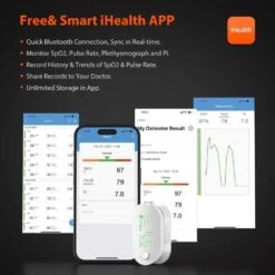IHealth Air Wireless Fingertip Pulse Oximeter: Accurate Health Monitoring At Your Fingertips 12 IHealth Air Wireless Fingertip Pulse Oximeter: Accurate Health Monitoring At Your Fingertips -Home Electronics Store health 41
