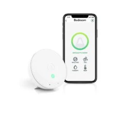Airthings Wave Mini: Advanced Indoor Air Quality Monitor For Healthier Living -Home Electronics Store health 6