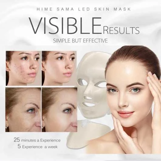 Unlock Radiant Skin: HIME SAMA Pro 7 Color LED Mask For Face & Neck 4 Unlock Radiant Skin: HIME SAMA Pro 7 Color LED Mask For Face & Neck - Image 2