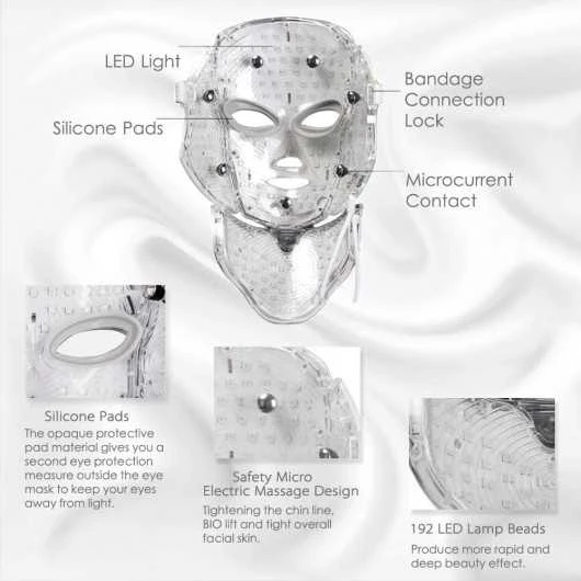 Unlock Radiant Skin: HIME SAMA Pro 7 Color LED Mask For Face & Neck 7 Unlock Radiant Skin: HIME SAMA Pro 7 Color LED Mask For Face & Neck - Image 5