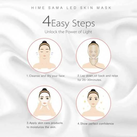 Unlock Radiant Skin: HIME SAMA Pro 7 Color LED Mask For Face & Neck 3 Unlock Radiant Skin: HIME SAMA Pro 7 Color LED Mask For Face & Neck