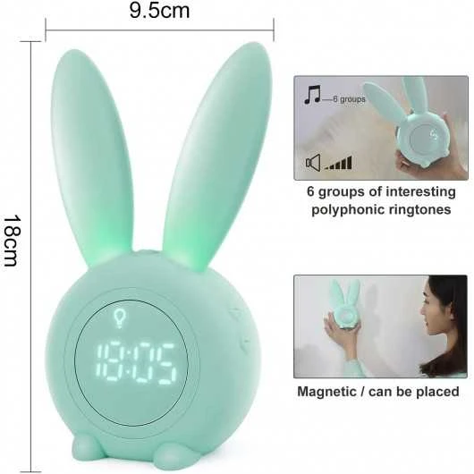Dreamy Nights: Homealexa Rabbit Night Light With Touch & Remote Control 4 Dreamy Nights: Homealexa Rabbit Night Light With Touch & Remote Control - Image 2