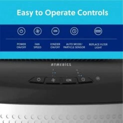 Homedics Desktop Air Purifier – Compact, HEPA Filter, Removes Allergens, Dust, And Odors For Clean Air At Home Or Office -Home Electronics Store homedics totalclean ap dt10 breathe easier 1 2