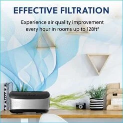 Homedics Desktop Air Purifier – Compact, HEPA Filter, Removes Allergens, Dust, And Odors For Clean Air At Home Or Office -Home Electronics Store homedics totalclean ap dt10 breathe easier 1 7