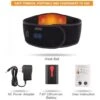 Heating Pad For Back Pain Relief With Massage - Customizable Heat & Vibration Settings -Home Electronics Store hunt heat the pain relief belt