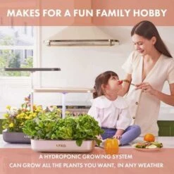 Grow Fresh Herbs All Year Round With Full-Spectrum Hydroponic Garden – Perfect For Kitchens & Indoors -Home Electronics Store hydroponics growing system lyko 12 pods indoor garden with 36w 80 led grow lights automatic timer pump adjustable height up 4