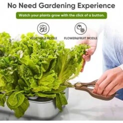 Grow Fresh Herbs All Year Round With Full-Spectrum Hydroponic Garden – Perfect For Kitchens & Indoors -Home Electronics Store hydroponics growing system lyko 12 pods indoor garden with 36w 80 led grow lights automatic timer pump adjustable height up 8