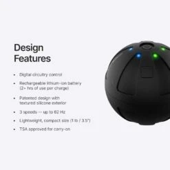 Hyperice Hypersphere Vibrating Massage Ball | Relieve Muscle Soreness, Improve Recovery & Mobility, Compact & Travel-Friendly -Home Electronics Store hyperice hypersphere vibrating massage ball relieve muscle soreness improve recovery mobility compact travel friendly 3