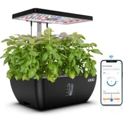 IDOO Hydroponic Garden With 12 Pods, WiFi Control, LED Light And 6.5L Water Tank, Perfect For Indoor Herbs, Veggies, And Flowers -Home Electronics Store idoo hydroponic garden with 12 pods wifi control led light and 65l water tank perfect for indoor herbs veggies and flowers 8