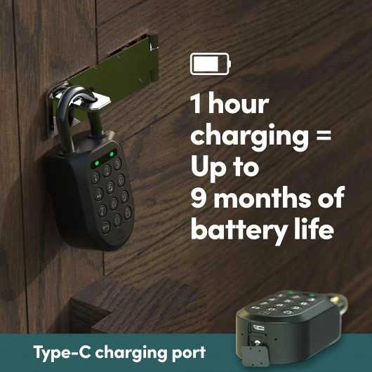 Igloohome Smart Padlock SP2: Ultimate Security, Weatherproof, Keyless Convenience 5 Igloohome Smart Padlock SP2: Ultimate Security, Weatherproof, Keyless Convenience - Image 3