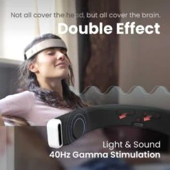 Insomnia Relief Device Brain Care Headset With Gamma Wave, Near-Infrared & Bone Conduction For Better Sleep -Home Electronics Store insomnia relief device 2