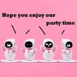 Interactive Robot Pets: Eilik - Emotions, Mini-Games & Unique Gift (Blue + Pink Combo) -Home Electronics Store interactive robot pets eilik emotions mini games unique gift blue pink combo 1