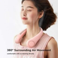 JISULIFE Portable Neck Fan: Stay Cool Everywhere You Go -Home Electronics Store jisulife the portable neck fan 1 7