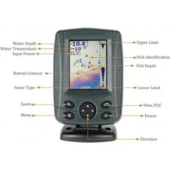 Phiradar FF688C Fish Finder – Dual Frequency Sonar, 3.5'' LCD Display, Ideal For Fishing Enthusiasts -Home Electronics Store joywee ff688c 35 phiradar color lcd boat fish finder 200khz 83khz dual sonar frequency 300m detection muti language auto zoom 4