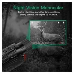 JStoon Night Vision Monocular: Infrared Illuminator For Darkness Mastery -Home Electronics Store jstoon js 02 the pocket monocular 2