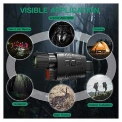 JStoon Night Vision Monocular: Infrared Illuminator For Darkness Mastery -Home Electronics Store jstoon js 02 the pocket monocular 6