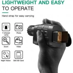 JStoon Night Vision Monocular: Infrared Illuminator For Darkness Mastery -Home Electronics Store jstoon js 02 the pocket monocular 8