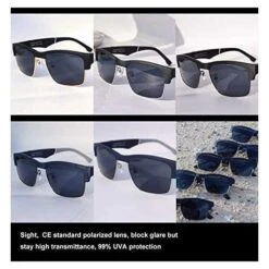 KENTKING Bluetooth Sunglasses: Hands-Free Calling, Open-Ear Audio, UV400 Protection, And Polarized Lenses For Active Lifestyles -Home Electronics Store kentking a pair of audio glasses 1 4