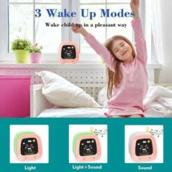Kids Alarm Clock - Sleep Trainer, Night Light & Sound Machine, Perfect Gift -Home Electronics Store kids digital alarm clock milenge 2