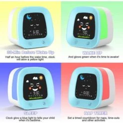 Kids Alarm Clock - Sleep Trainer, Night Light & Sound Machine, Perfect Gift -Home Electronics Store kids digital alarm clock milenge 6