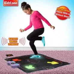 Kidzlane Step 'N' Dance Mat: Wireless Fun With Lights & Music For Kids -Home Electronics Store kidzlane dance mat the square dance mat 1 3