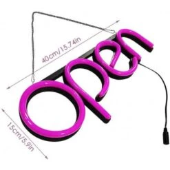 Dynamic LED Open Sign For Businesses: Energy-Efficient & Durable Light Display -Home Electronics Store kktect the illuminated sign open 2