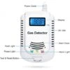 KOABBIT QP111, The 2 In 1 Carbon Monoxide And Explosive Gas Detector -Home Electronics Store koabbit qp111 the 2 in 1 carbon monoxide and explosive gas detector